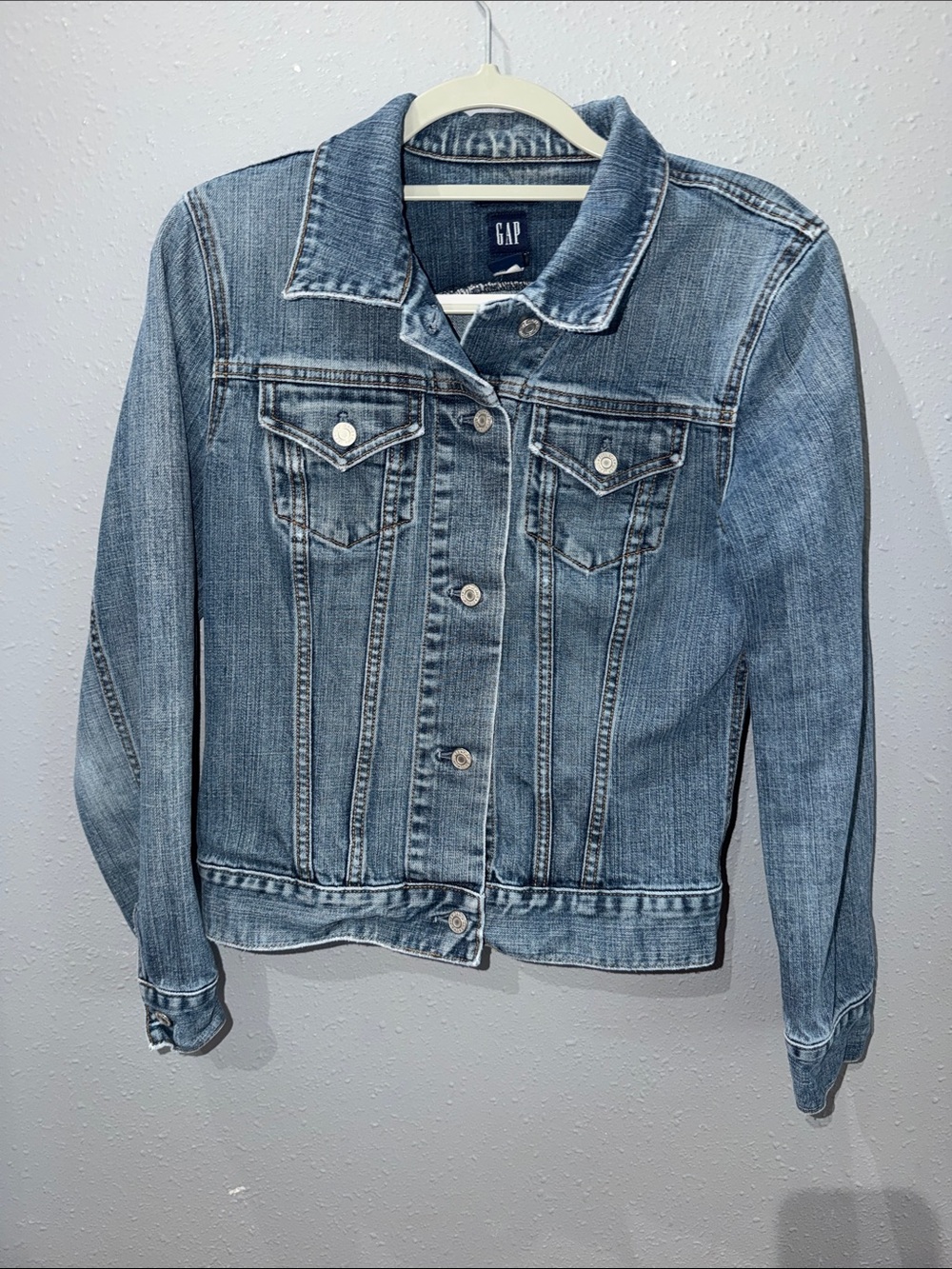 GAP Classic Light Wash Denim Jacket